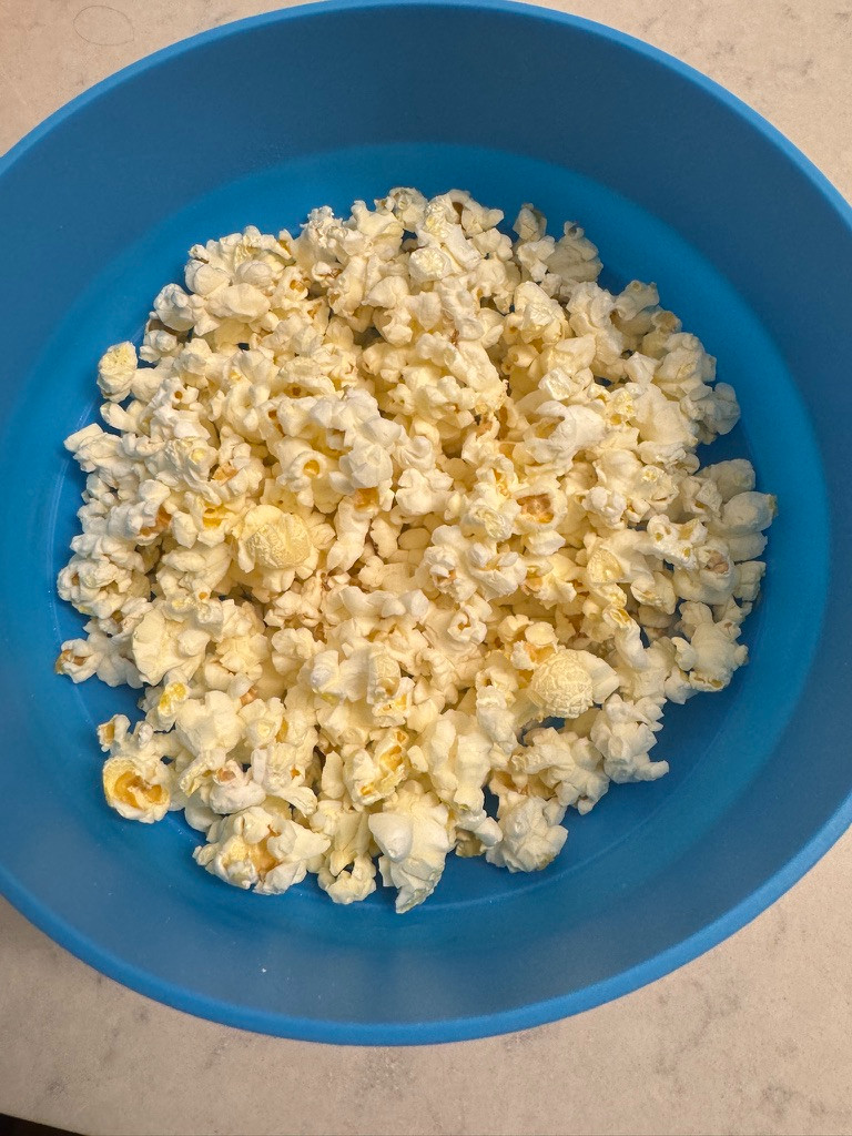 If you love popcorn, you NEED this bowl. Just add kernels and pop- no oil needed! Once it's ready, you can spritz it with oil and add your favorite toppings! 

 #LTKfitnessgoals #LTKfoodie #LTKHome