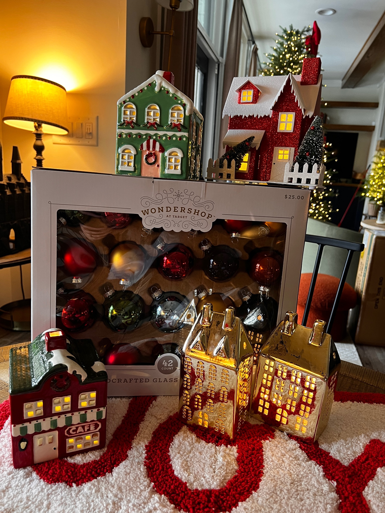 Target has some truly incredible holiday items this year. I am so in love with these adorable, holiday houses. I am loving all the whimsical colors and this beautiful set of glass ornaments along with the cute bathroom mat are so darling. 

#LTKHome #LTKSeasonal #LTKHoliday