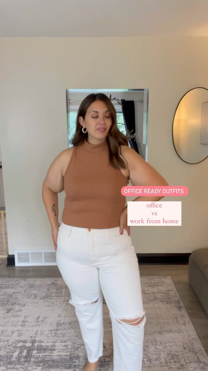 Working from home outfits vs office ready outfits! 

#LTKcurves #LTKworkwear #LTKstyletip