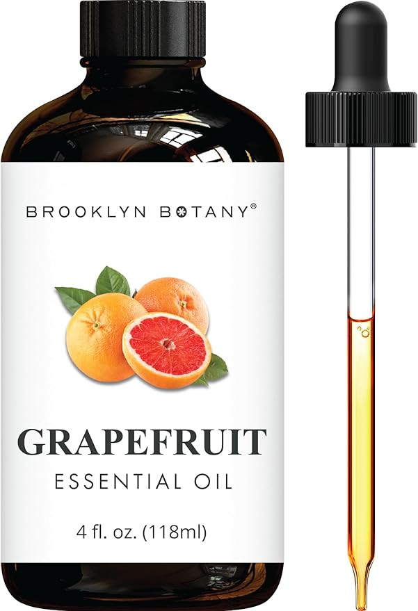 Brooklyn Botany Grapefruit Essential Oil - Huge 4 Fl Oz - 100% Pure and Natural - Premium Grade w... | Amazon (US)