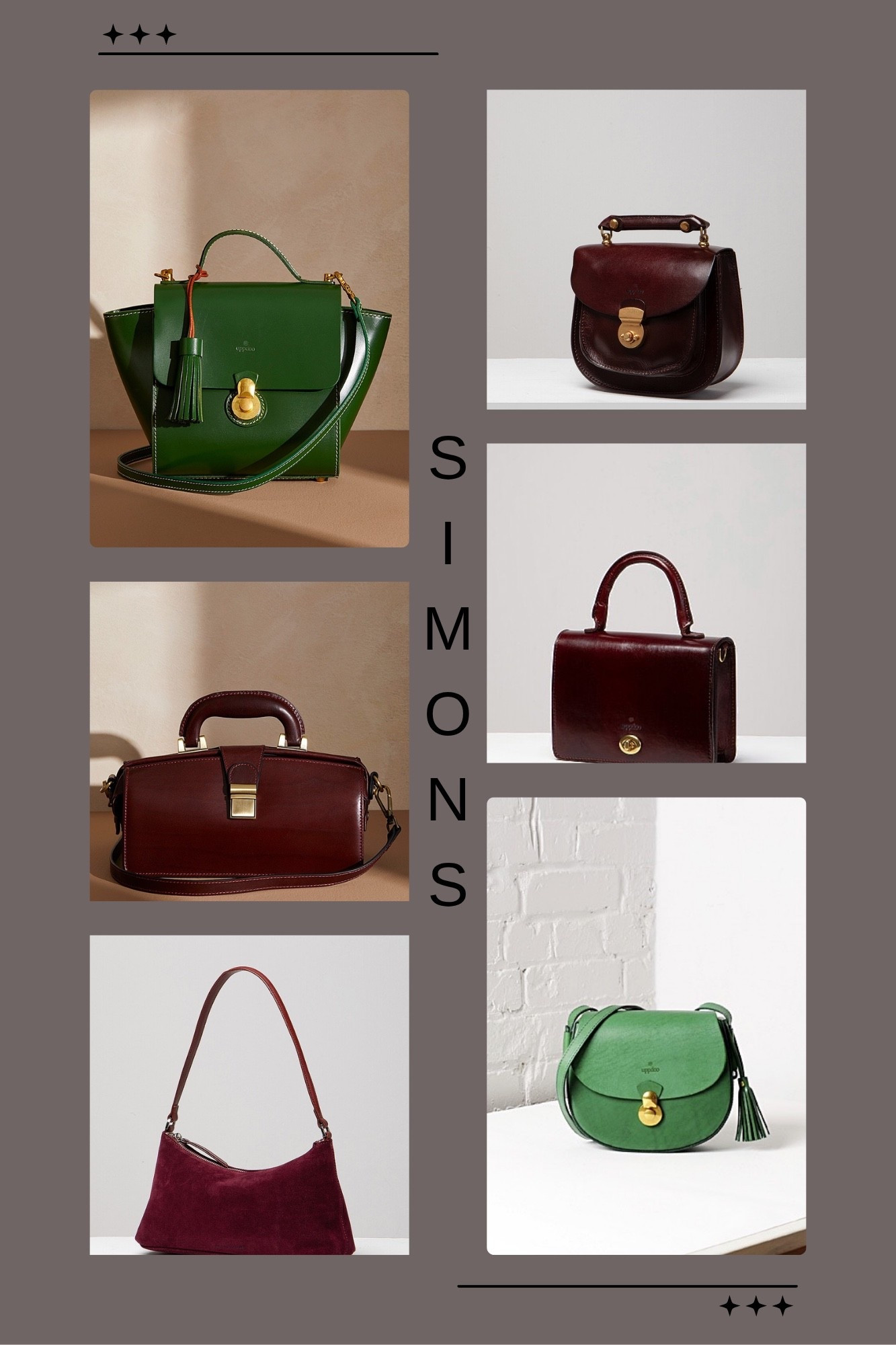 Gorgeous bags for Fall and Winter at Simons. The colours are so rich with fabulous styles!✨

#LTKfall #LTKwinter #LTKbag