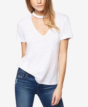 Sanctuary Joanna Linen Choker T-Shirt | Macys (US)