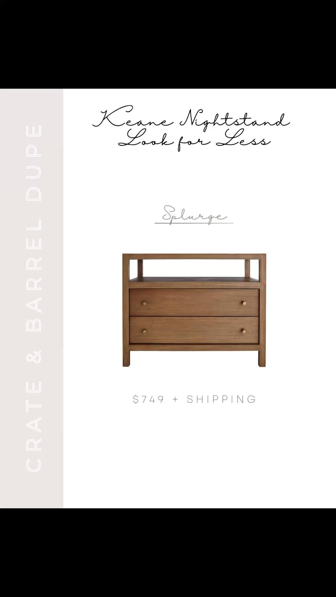 If you love the look of the Crate & Barrel Keane nightstand but not the price tag — the best look-for-less option I’ve found is the Celine nightstand and it is on sale for Memorial Day right now 🤍 Same clean warm wood tones and timeless style, way more budget friendly and today is the last day to grab it at sale prices. Linking everything here.

#LTKSaleAlert #LTKHome