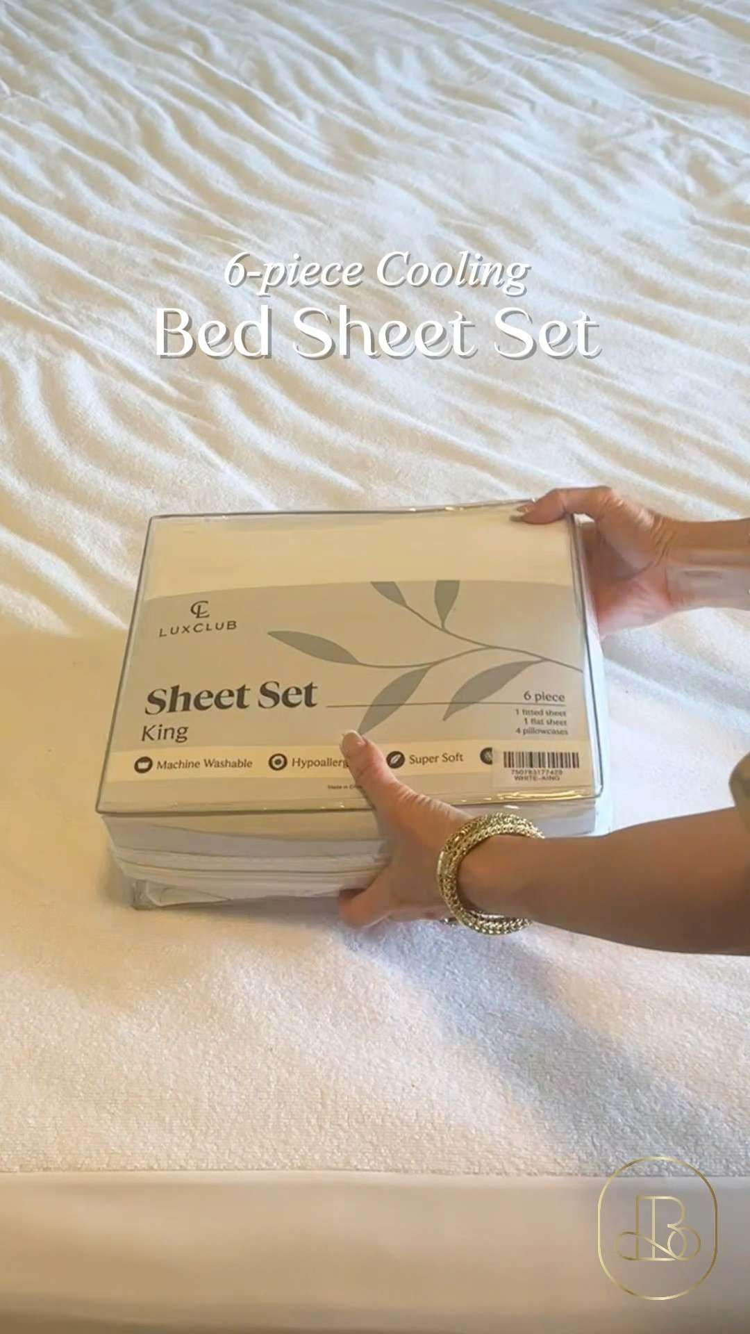 Transform your bedroom into a high end retreat! 🛌 This LuxClub 6-piece Cooling Bed Sheet Set is moisture-wicking, wrinkle-free, and incredibly soft to the touch.  I love how these deep pocket sheets stay perfectly in place while keeping you cool all night long. Great gift ideas for housewarmings or for that friend who takes their beauty sleep very seriously! 💤💖 #LTKHome #LuxClub #CoolingSheets #BedroomGoals #HomeDecor #BeddingSet #SelfCare #SleepEssentials #LTKgiftguide 

#LTKmomlife #LTKHome