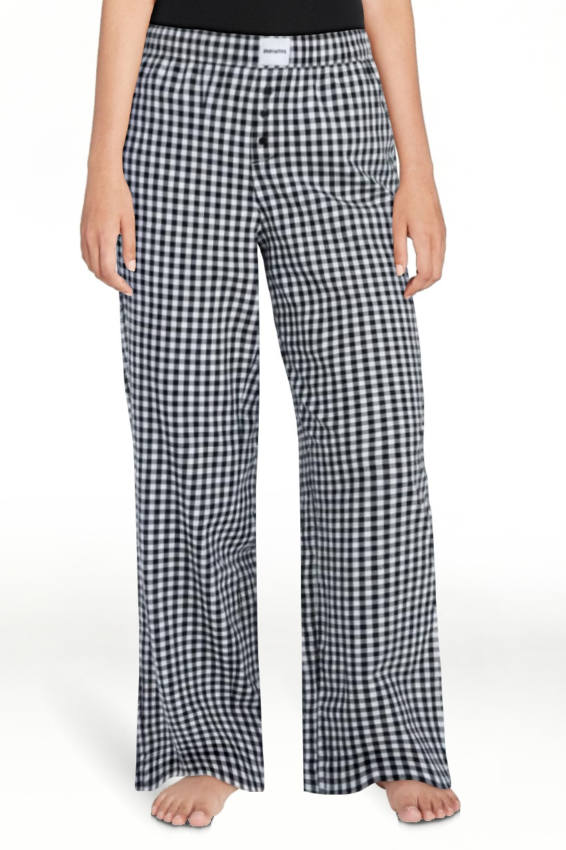 Joyspun Women's Poplin Sleep Pants, 30'' Inseam, Sizes XS-3X | Walmart (US)
