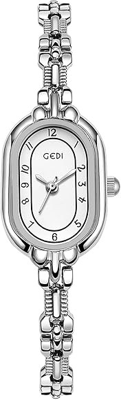 FANMIS Women's Vintage Oval Watches Luxury Minimalism Bracelet Small Gold Watch Ladies Analog Wat... | Amazon (US)