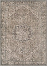 Dusty Sage Greenpoint Medallion Washable Area Rug | Boutique Rugs