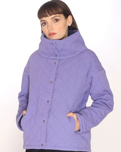 Canvas Short Jacket - Lilac | ban.do Designs, LLC