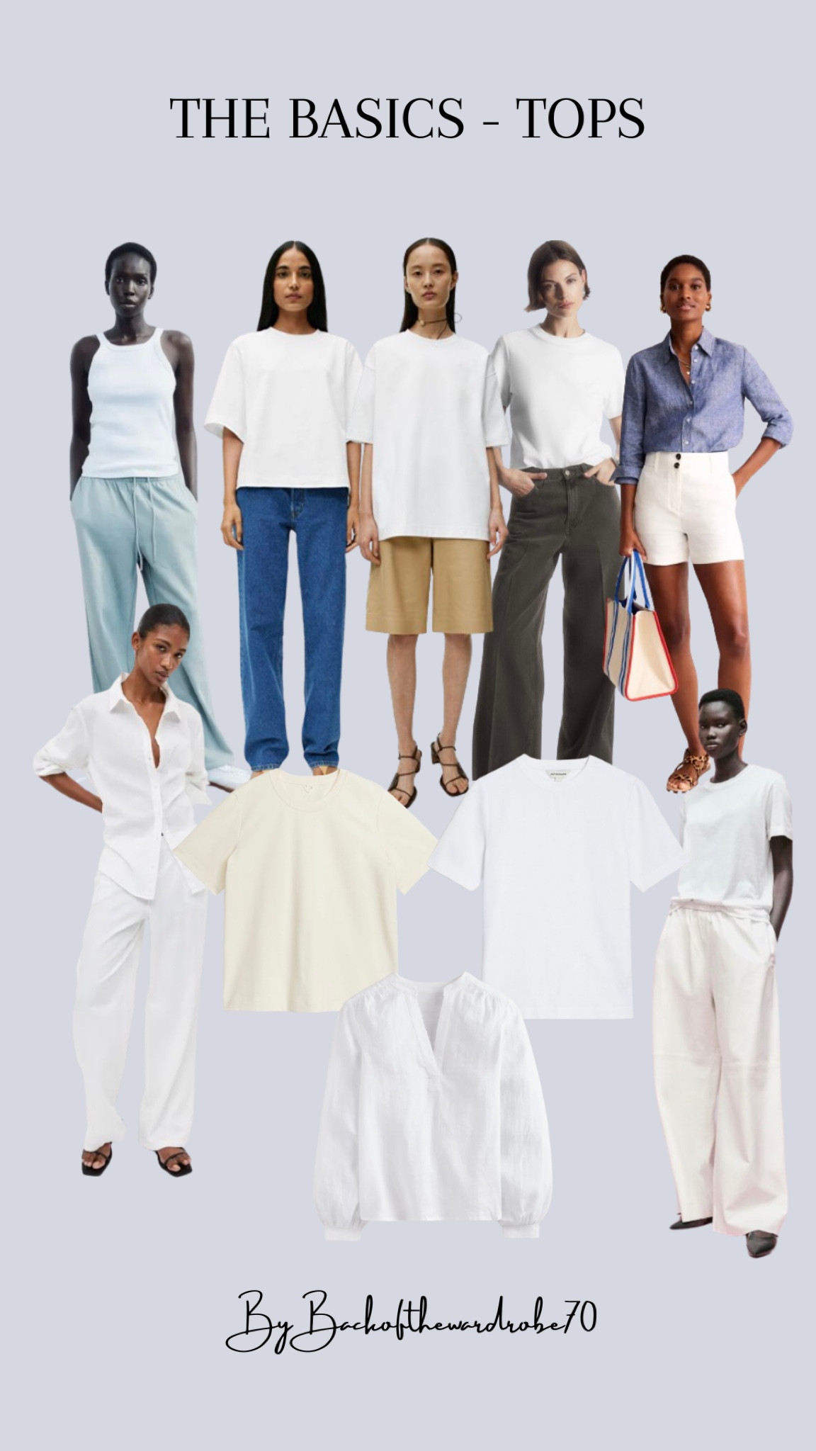 The Basics - Tops ✨
Everything you need to build a good foundation for your Spring Capsule Wardrobe. These basic tees, vest tops and shirts can help you create your basic Spring wardrobe. 

Spring outfits 
Summer outfits 
Spring fashion 
Tee shirts


#LTKstyletip #LTKeurope #LTKSeasonal