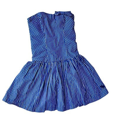 Abercrombie & Fitch Kids Strapless Dress Children's Size Medium M Blue White  | eBay | eBay US