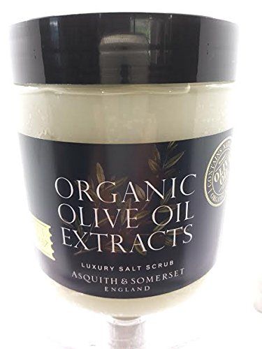 Organic Olive Oil Extracts Luxury Salt Scrub 550g/19.40oz | Amazon (US)