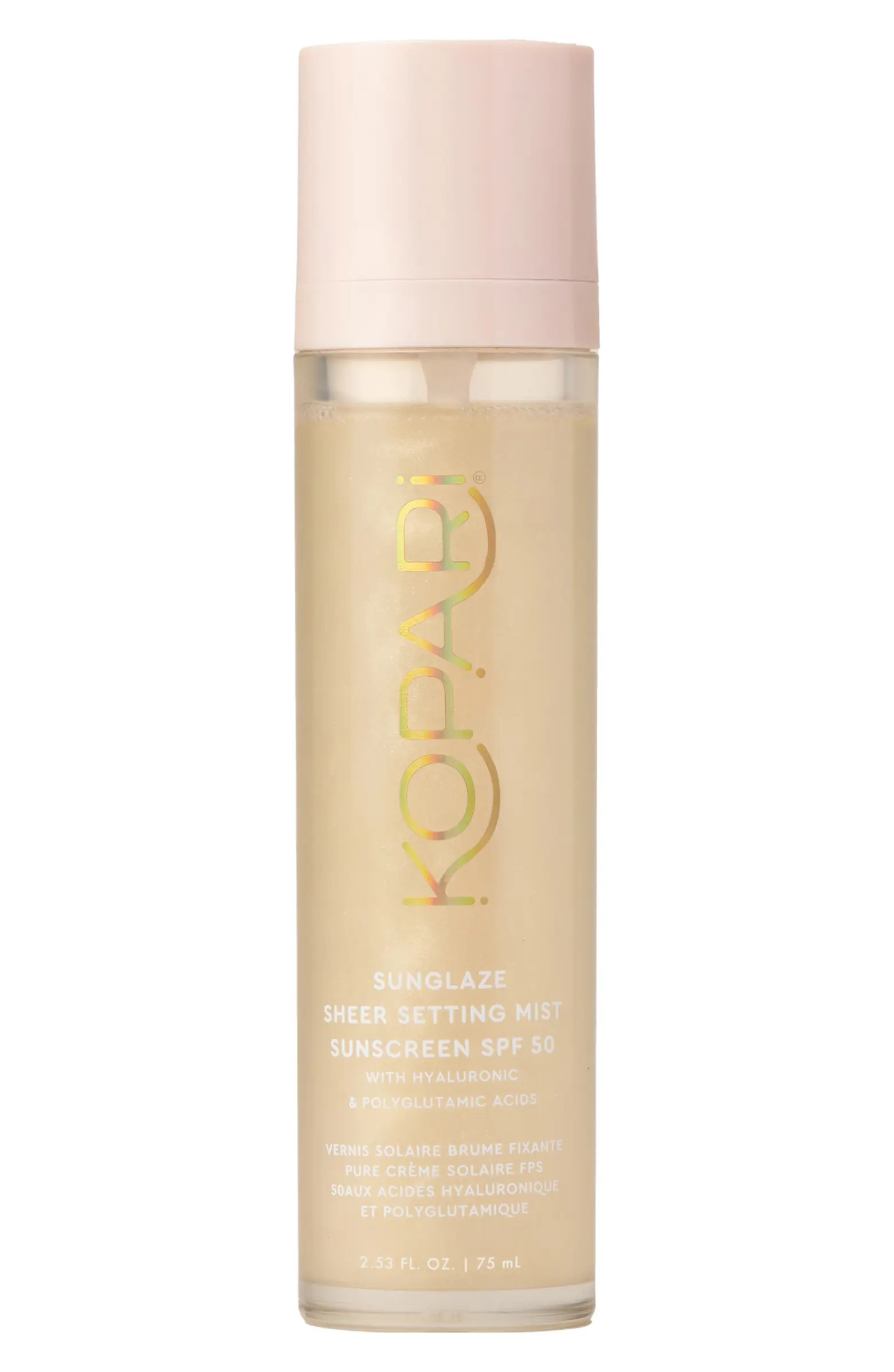 Kopari Sunglaze Sheer Setting Mist Sunscreen SPF 50 | Nordstrom | Nordstrom