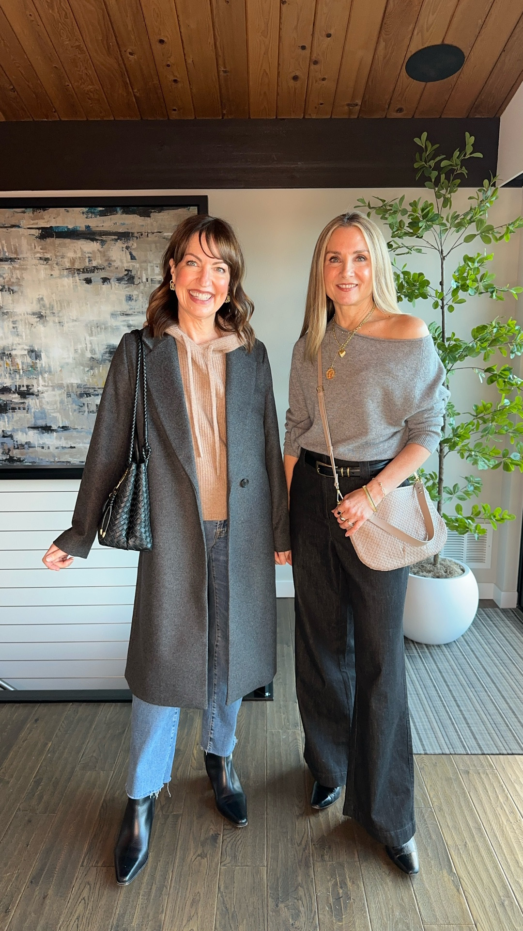 Never has our wardrobe felt more curated, more versatile! @onequince affordable basics have given us a foundation of solid, high-quality pieces that layer, mix & match, and make every outfit more polished!

Cashmere used to feel out of reach but now it’s a staple and we want one in every color! Quince quality can’t be beat, and neither can the price!

We’re both 5’6” and wear size small in sweaters & coats and 26/27 in bottoms  

#LTKOver40 #LTKWorkwear #LTKootd