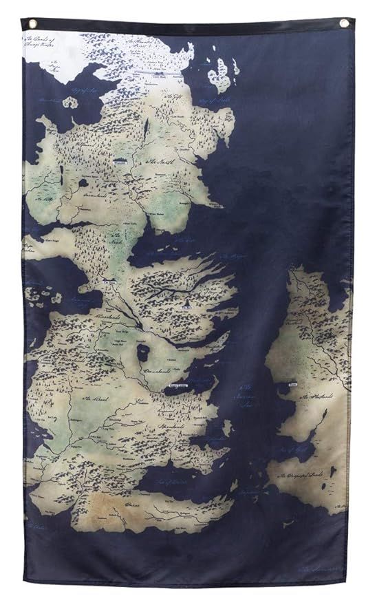 Calhoun Game of Thrones Wall Banner (30" by 50") (Westeros Map) | Amazon (US)