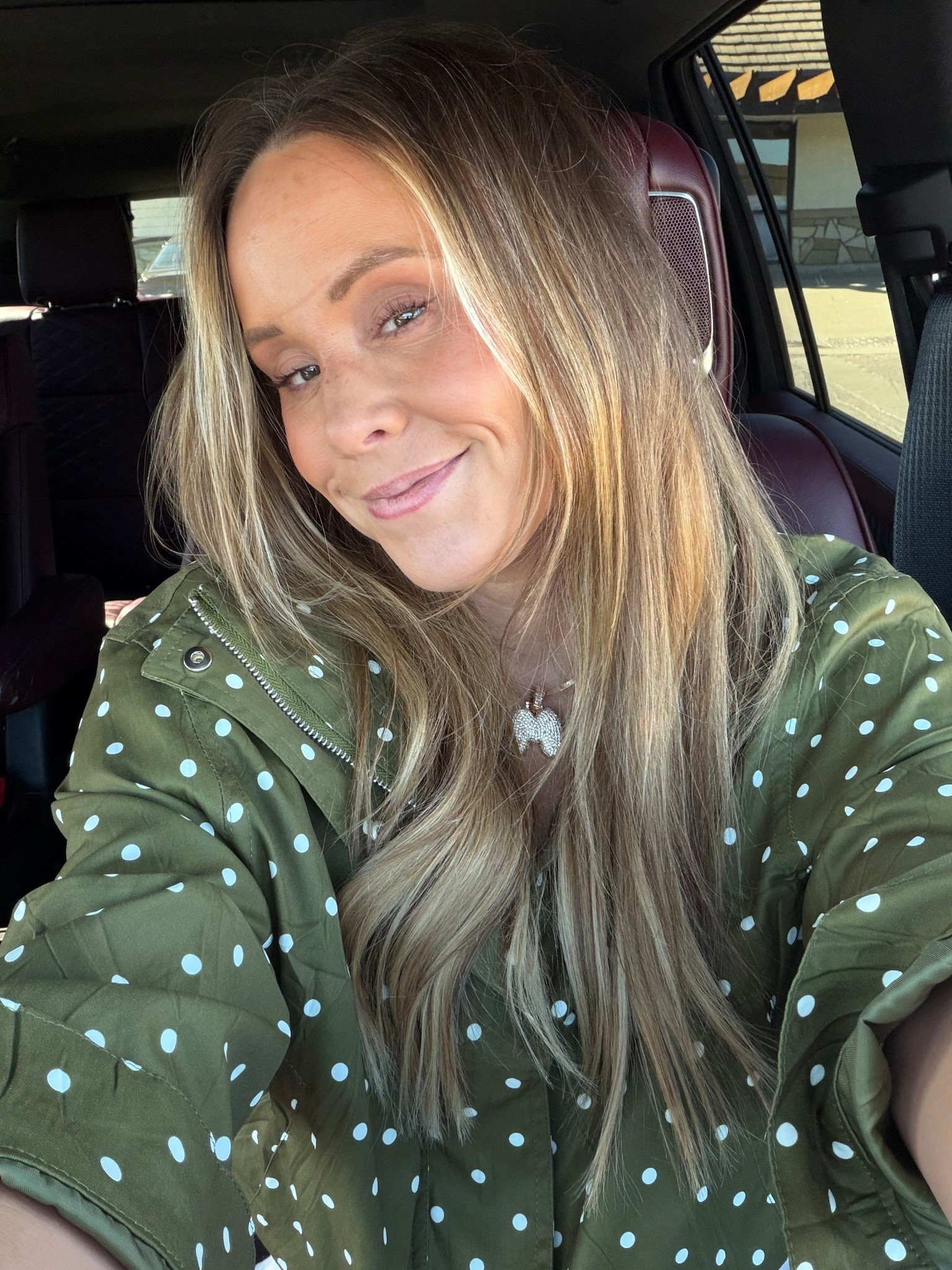 Polka dot light weight jacket from Amazon! Pants are so comfy! 

#LTKOver40 #LTKootd #LTKmomlife