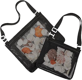 Tagitary Beach Toys Beach Mesh Bag Shell Bags Sand Toys for Picking Shells, Swimming Pool Bag wit... | Amazon (US)
