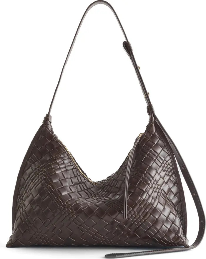 & Other Stories Woven Leather Crossbody Bag | Nordstrom | Nordstrom