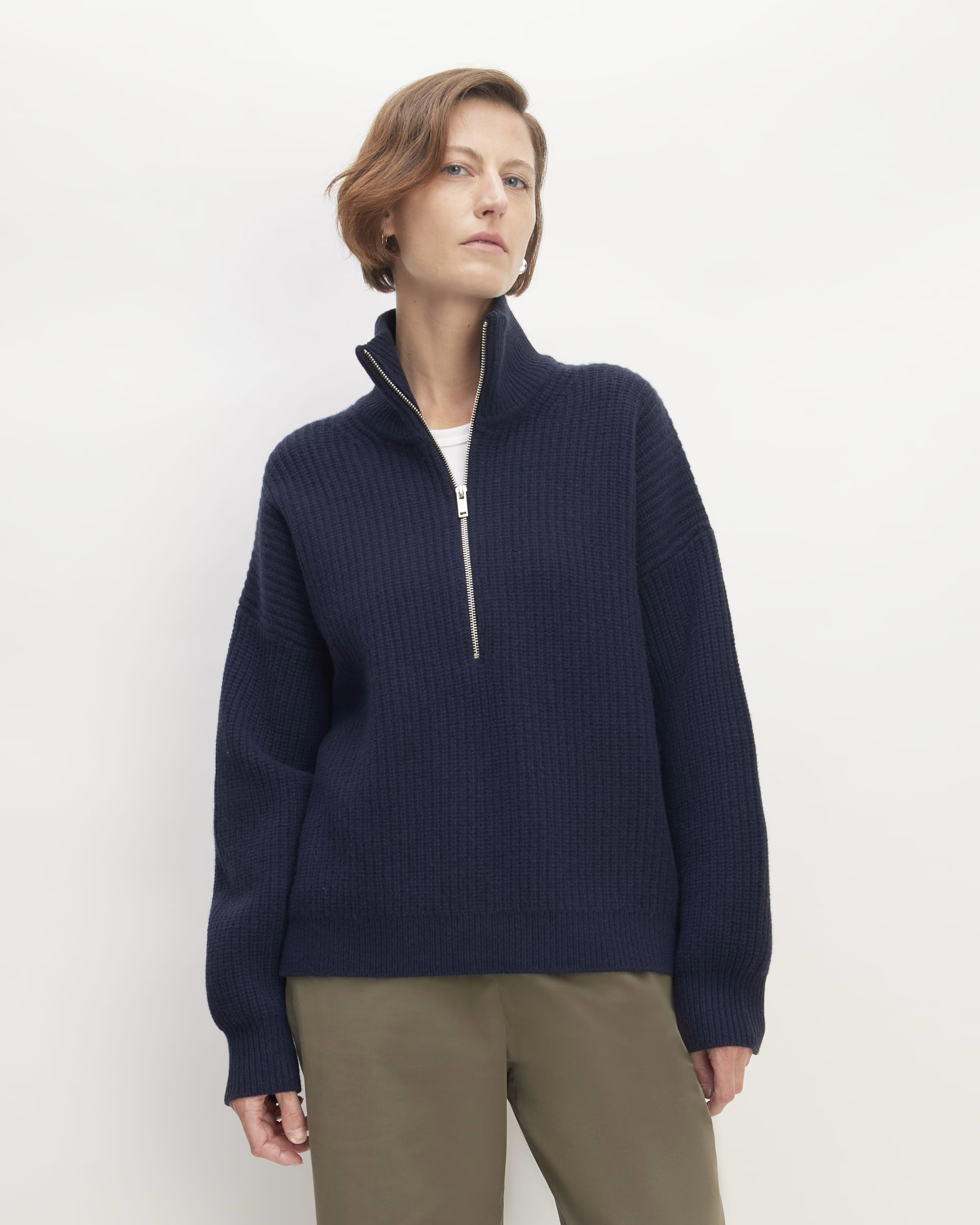 The Felted Merino Half-Zip Sweater | Everlane