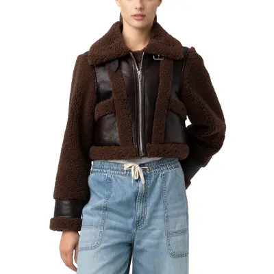 BLANKNYC Faux Shearling Jacket in Head Start at Nordstrom, Size Medium | Nordstrom