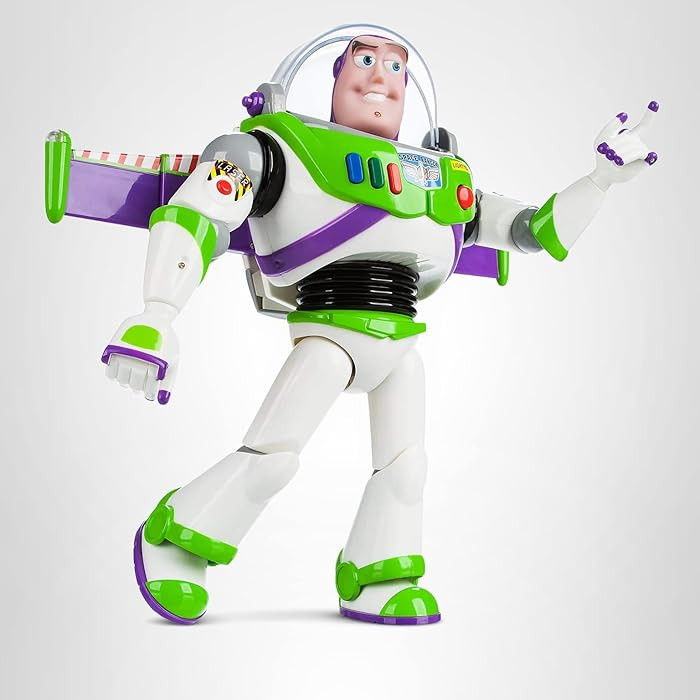 Disney Store Official Buzz Lightyear Interactive Talking Action Figure from Toy Story, Features 1... | Amazon (US)