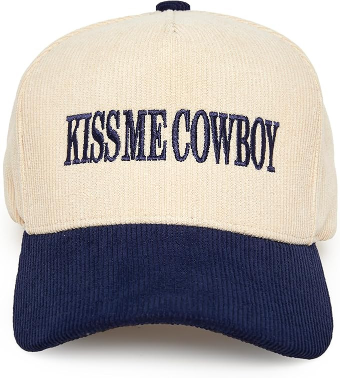 Funky Junque Two Tone Vintage Trucker Hats Men Women Corduroy Trendy Embroidered Baseball Cap Sna... | Amazon (US)