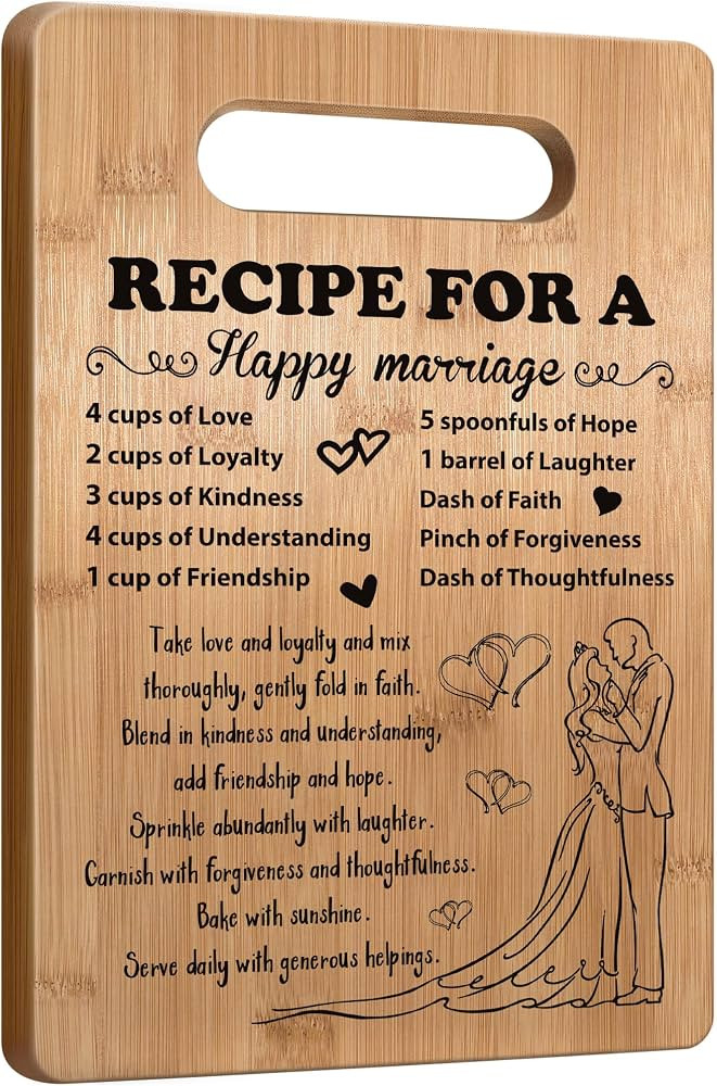 Wedding Gift for Couple 2026, Bridal Shower Gifts for Bride and Groom Engagement, Happy Marriage ... | Amazon (US)