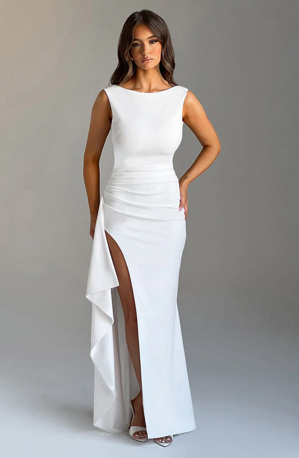 Pandora Maxi Dress - Ivory | Babyboo (global)