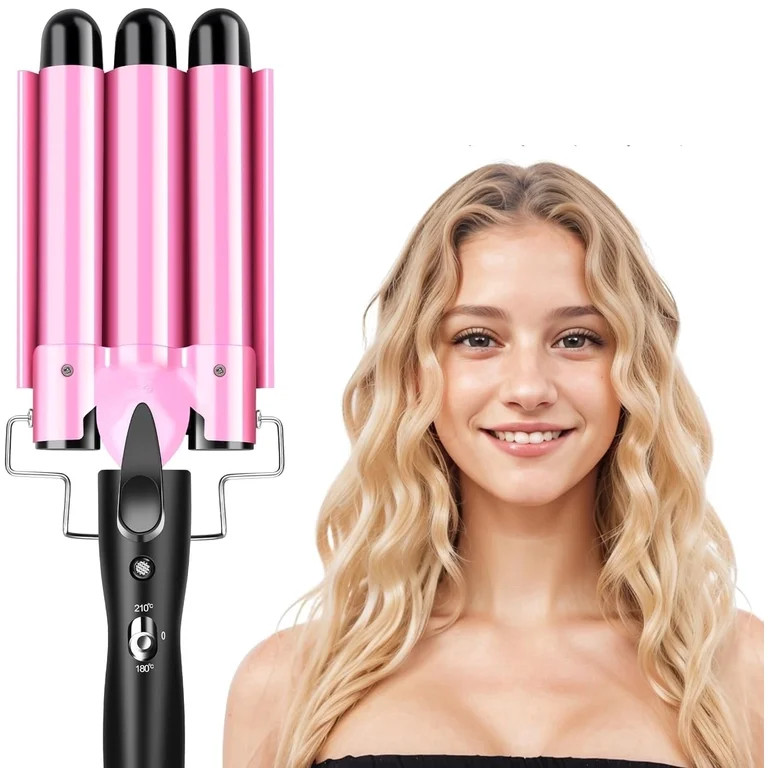 Morfone 3 Jumbo Barrel Curling Iron Wand 22mm Hair Waver Temperature Adjustable Ceramic Big Waves... | Walmart (US)