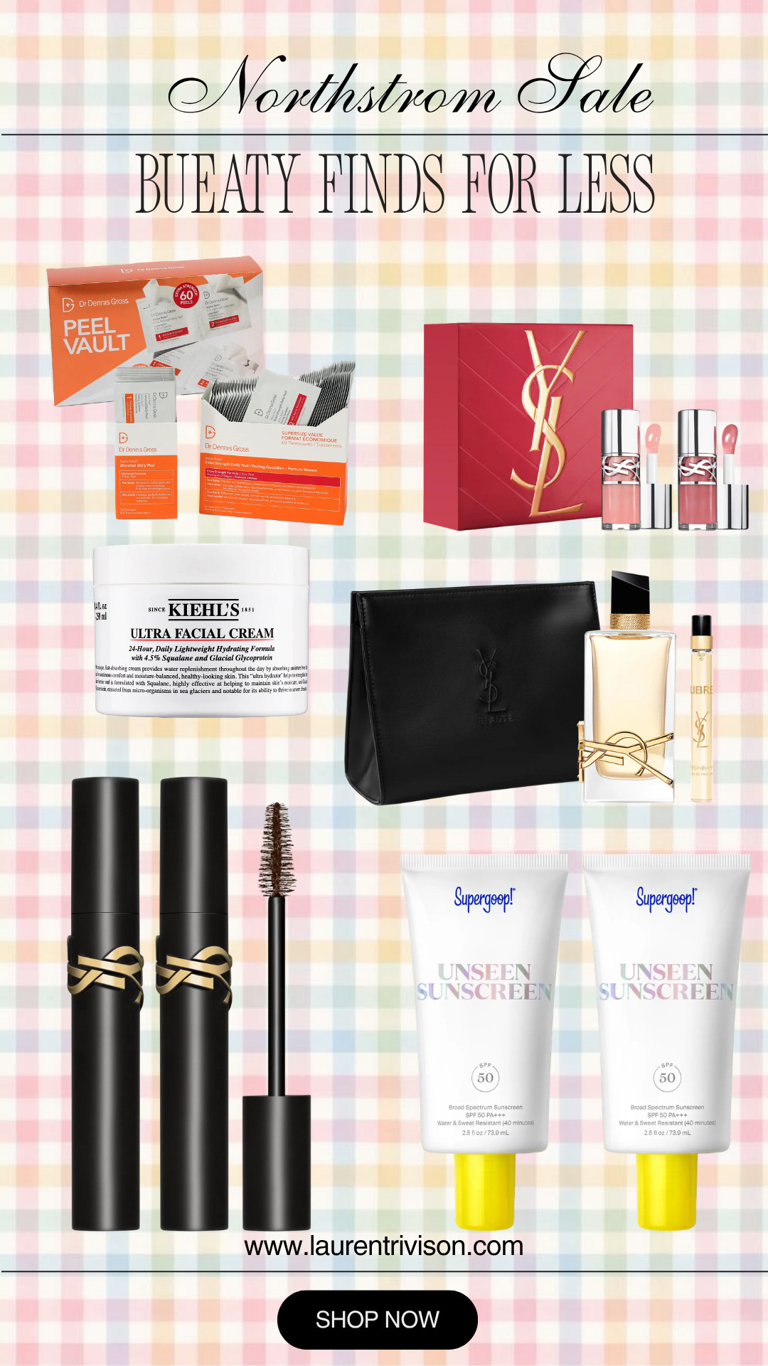 Nordstrom Sale is here! 🛒✨ These are some of my favourite beauty finds. From face creams to face masks. With a lip gloss, mascara and a sent to tie it all together. 💄 Keeping you protected with the summer sun with some Supergoop Sunscreen. ☀️ 

 #LTKootd #LTKSaleAlert #LTKMidsize