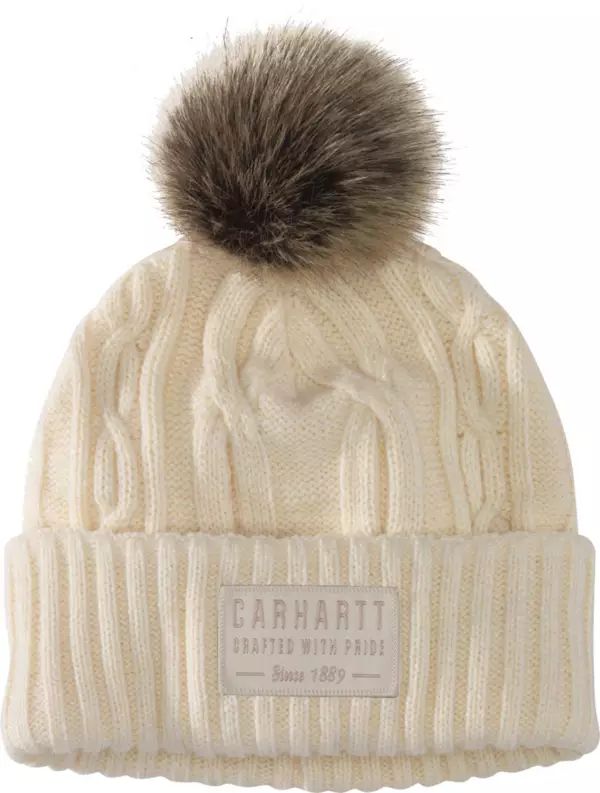 Carhartt Women's Cable Knit Pom Beanie | Dick's Sporting Goods | Dick's Sporting Goods