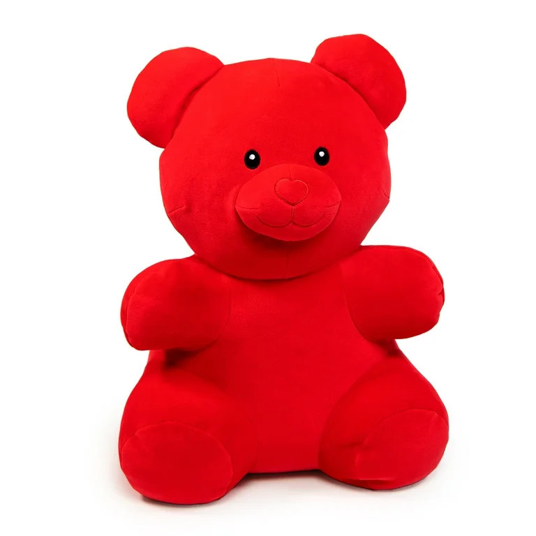 Valentine's Day Red Gummy Bear Plush, 16 in, by Way To Celebrate | Walmart (US)