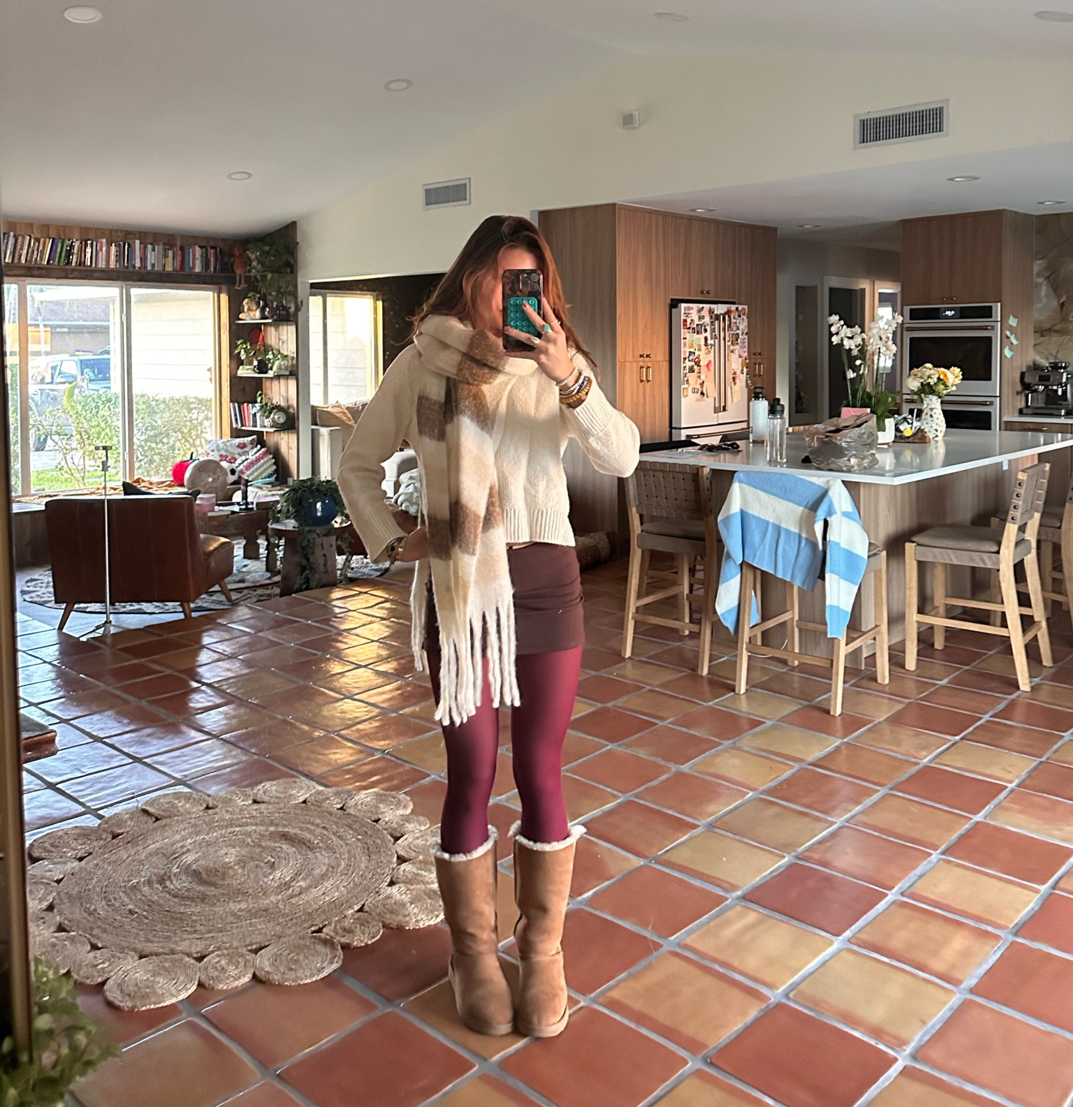 A neutral with a fun pop of color. Love love love. (I actually don’t know if I love this outfit, but I think I do) 