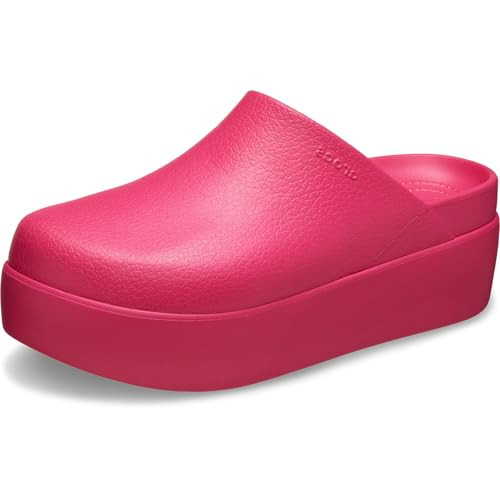 Crocs Women's Dylan Clog, Mule Platform Shoes, Dragon Fruit, 7 Wide | Amazon (US)