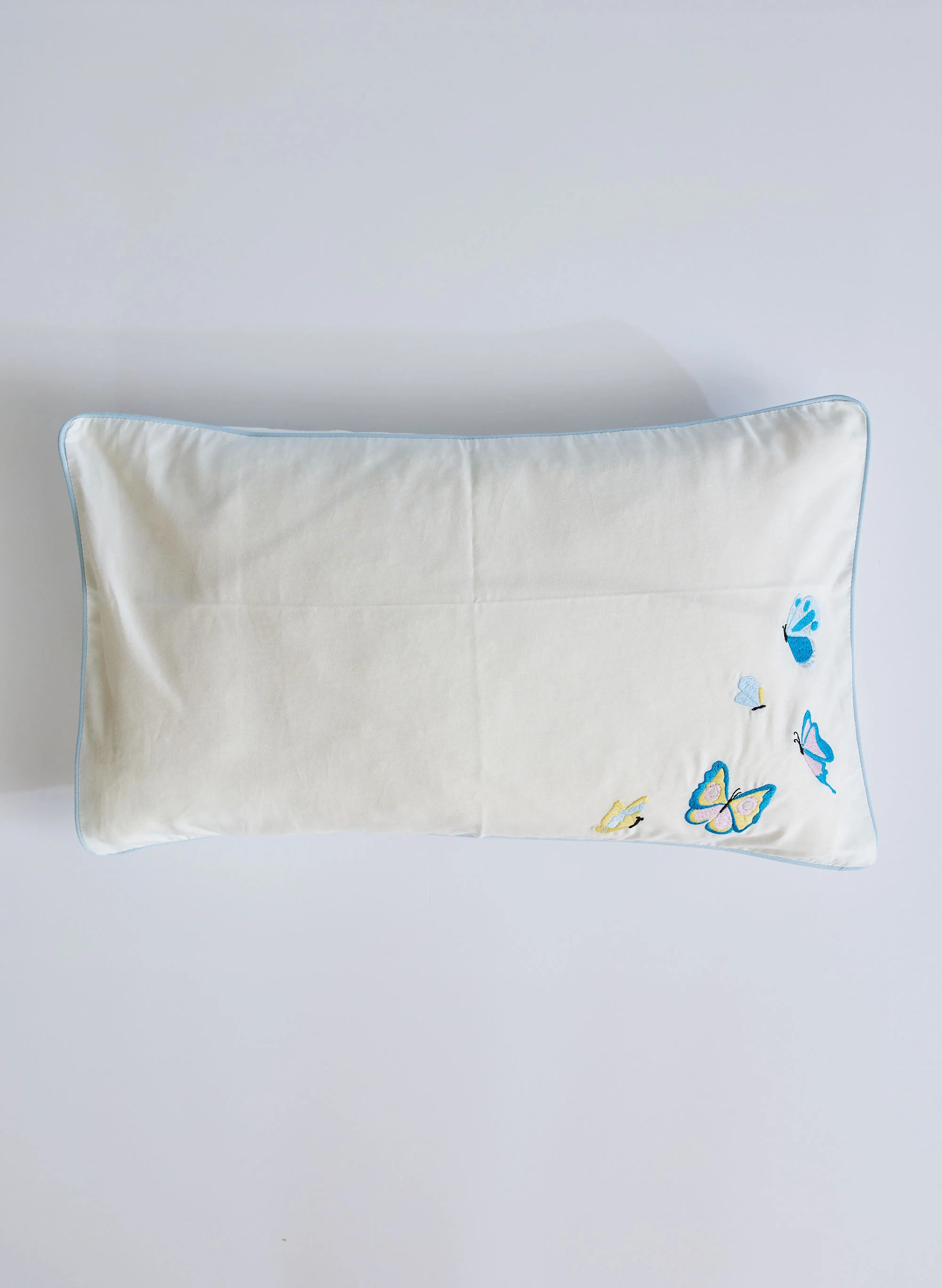 Embroidered Butterfly Toddler Pillow Case | Timo and Violet