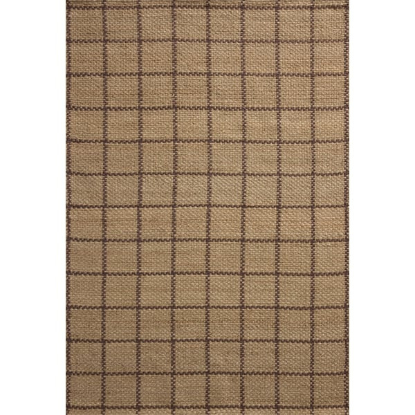 Fletcher FLE-01 Natural/Brown Jute Area Rug | Rugs Direct