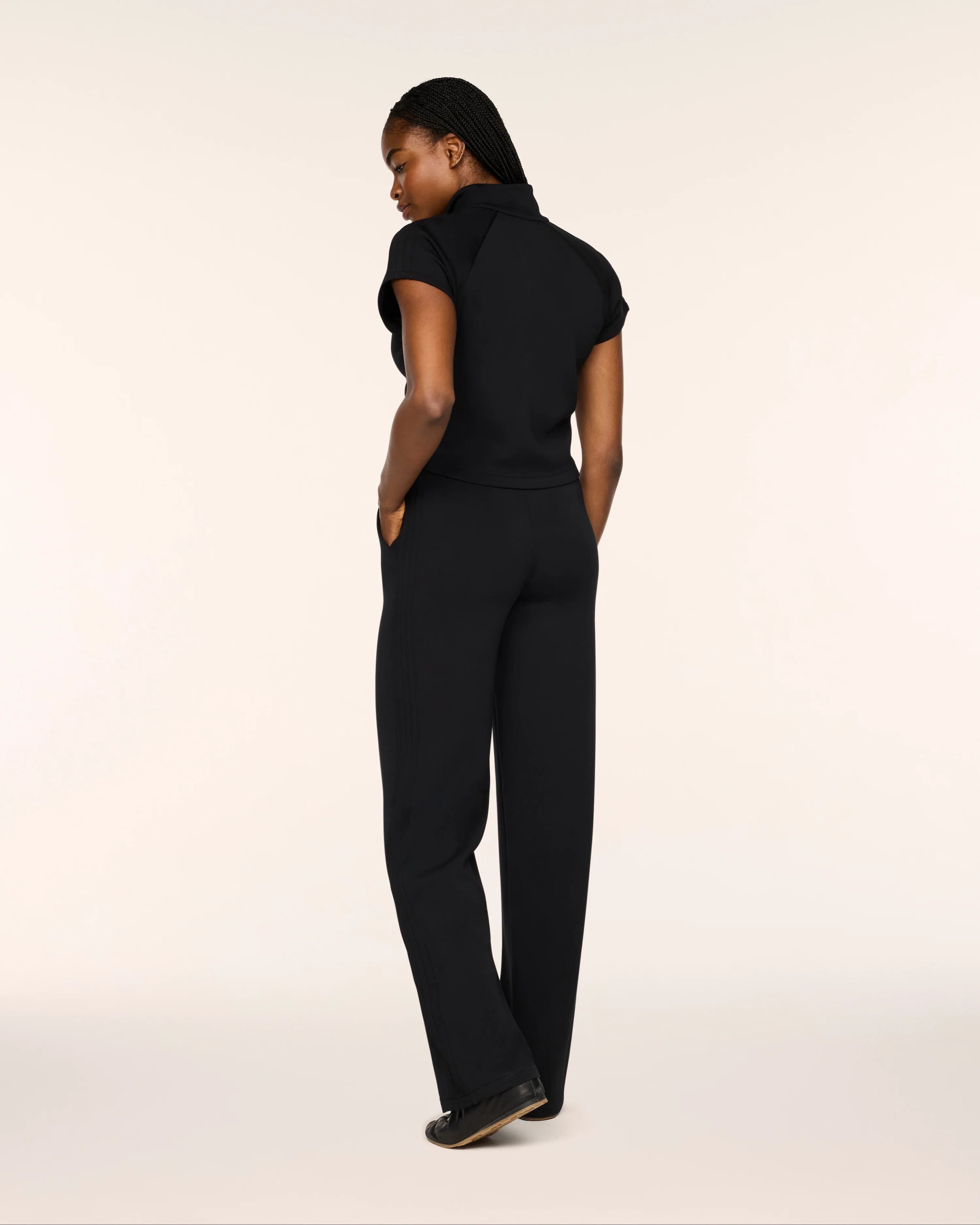 SPANX AirEssentials® Pintuck Half Zip Jumpsuit | Spanx