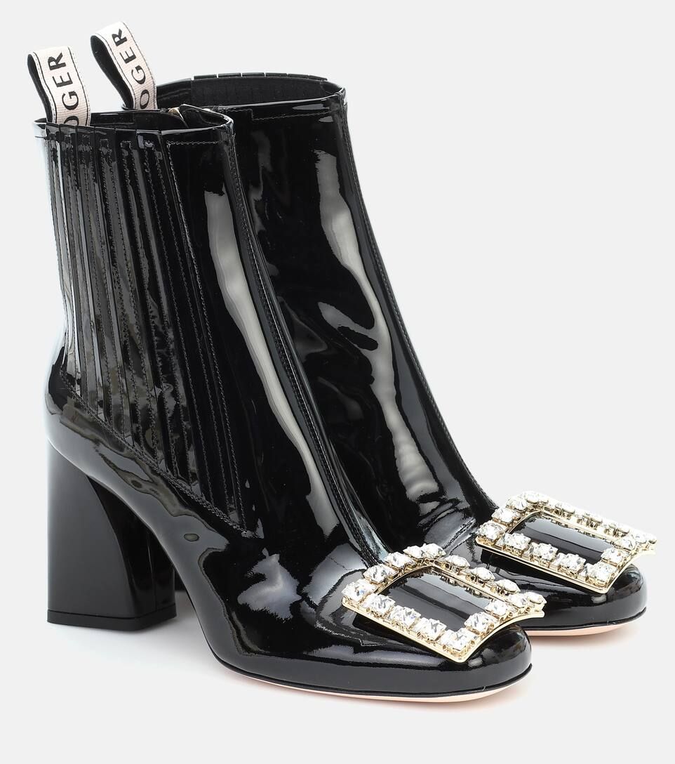 Très Vivier Strass patent leather ankle boots | Mytheresa (US/CA)