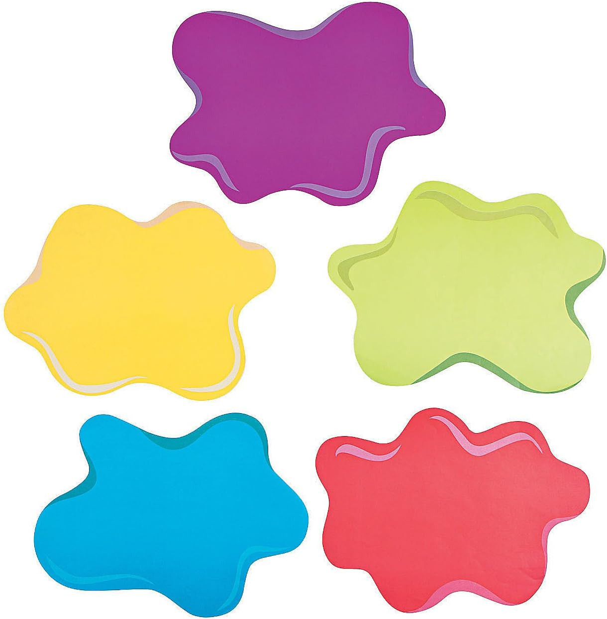 Little Artist Party Placemats - Shaped Like Paint Splats, Set of 12 - Party Supplies | Amazon (US)