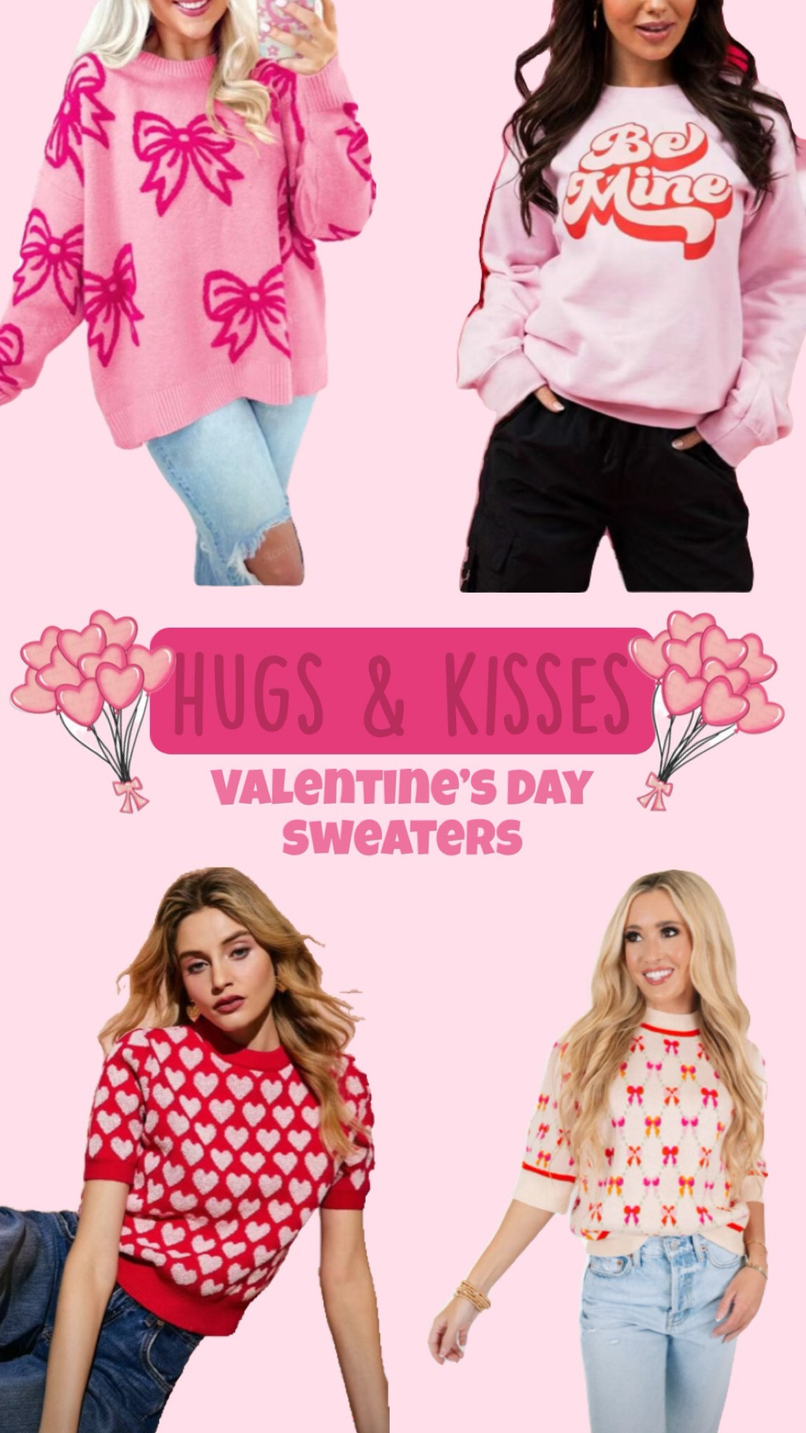 Hugs and kisses this Valentines Day 🩷💝💘💞💕💓💗

#LTKSeasonal #LTKFindsUnder50 #LTKStyleTip