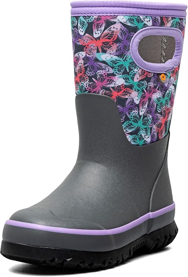BOGS Grasp Kids Waterproof Rain Boots – Insulated for Winter, Snow & Mud with Easy Pull-On Hand... | Amazon (US)