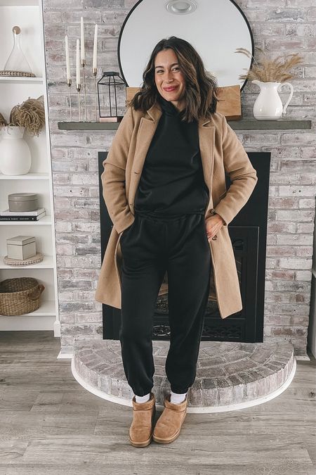 Sharing 30 days of mom outfit ideas you’ll actually want to wear! You definitely don’t have to be a mom to wear it! Just an elevated casual look. 🖤 Wore this sweat set for a work from home day earlier this week! Wearing a size medium  

The perfect mom outfit, sweat set outfit, mom outfit idea, casual outfit idea, black hoodie outfit, Abercrombie dad coat outfit, style over 30

#momoutfit #momoutfits #dailyoutfits #dailyoutfitinspo #whattoweartoday #casualoutfitsdaily 

#LTKfindsunder100 #LTKstyletip #LTKfindsunder50