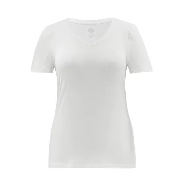 Athletic Works Women's Core Active Short Sleeve V-Neck T-Shirt | Walmart (US)