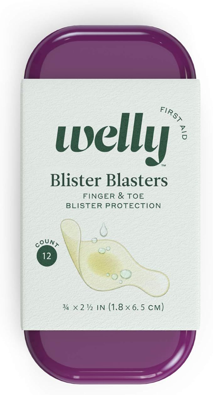 Welly Bandages - Blister Blaster, Hydrocolloid, Adhesive, Finger and Toe Blister Protection, Clea... | Amazon (US)