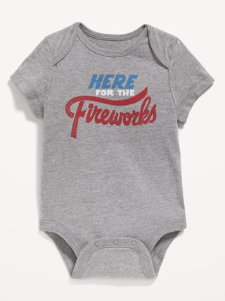 Matching Unisex Short-Sleeve Graphic Bodysuit for Baby | Old Navy (US)