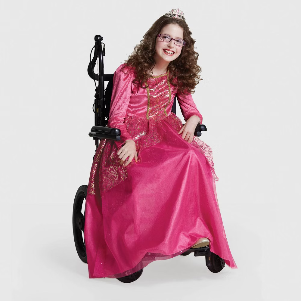 Halloween Kids' Adaptive Princess Halloween Costume Dress with Headpiece S - Hyde & EEK! Boutique | Target