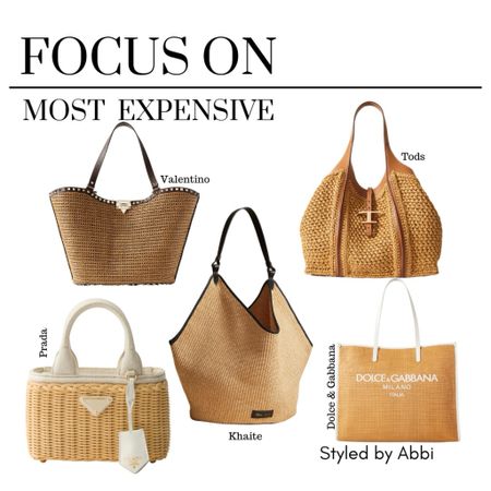 Straw bags. Raffia bags. Luxury bags. Designer bags. 

#LTKitbag #LTKstyletip