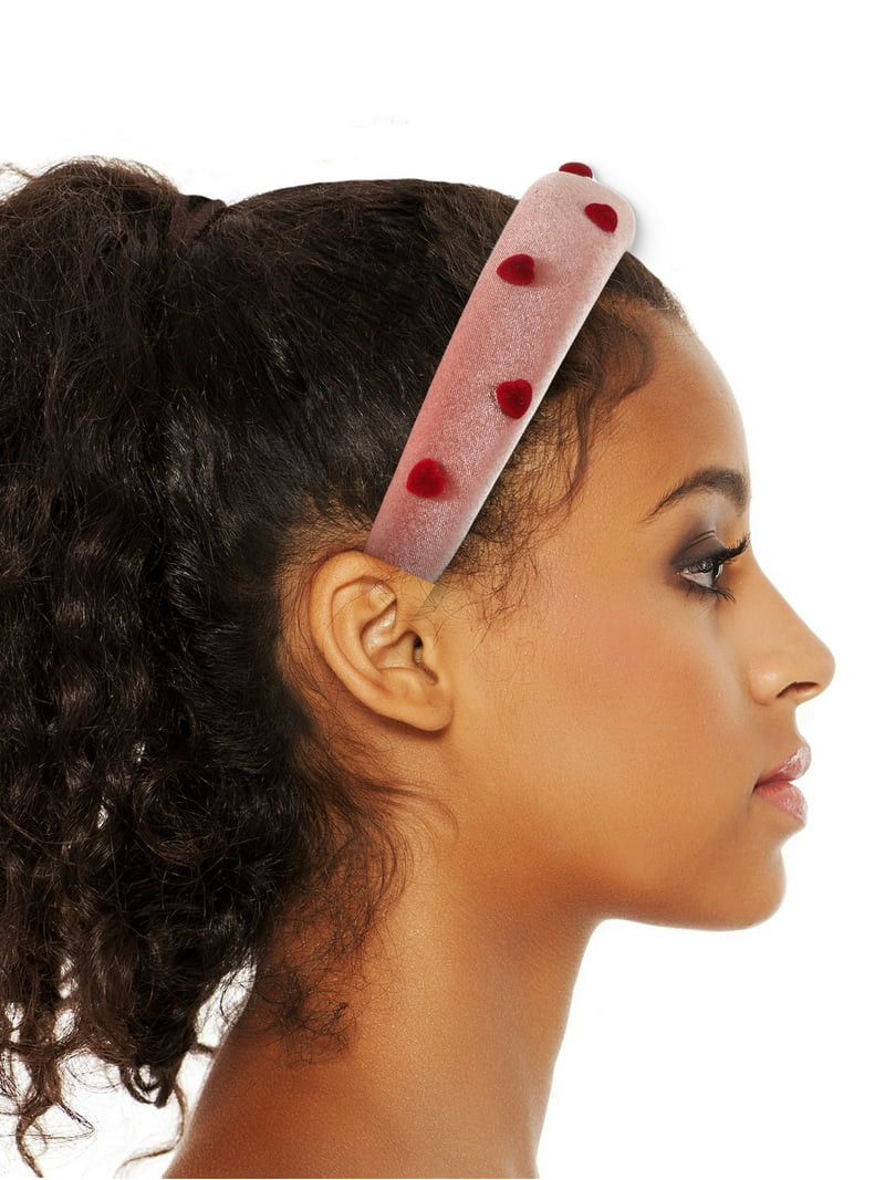 Way to Celebrate Valentine's Day Red and White Hearts Headband, 1 piece | Walmart (US)