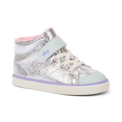 See Kai Run Basics Toddler Belmont Sneakers - Silver 6T | Target
