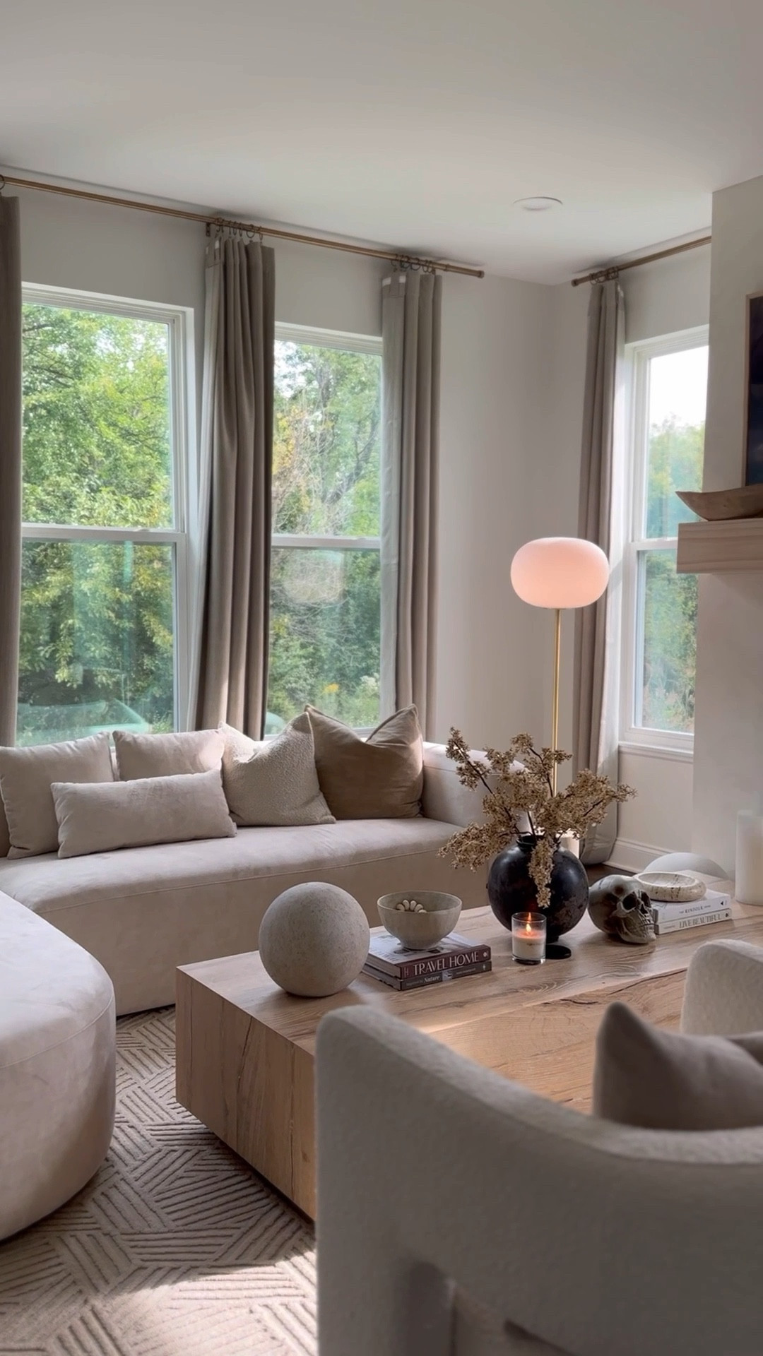 new coffee table who dis!! Love love love our new coffee table. faux linen curtains. warm modern decot

#LTKstyletip #LTKhome