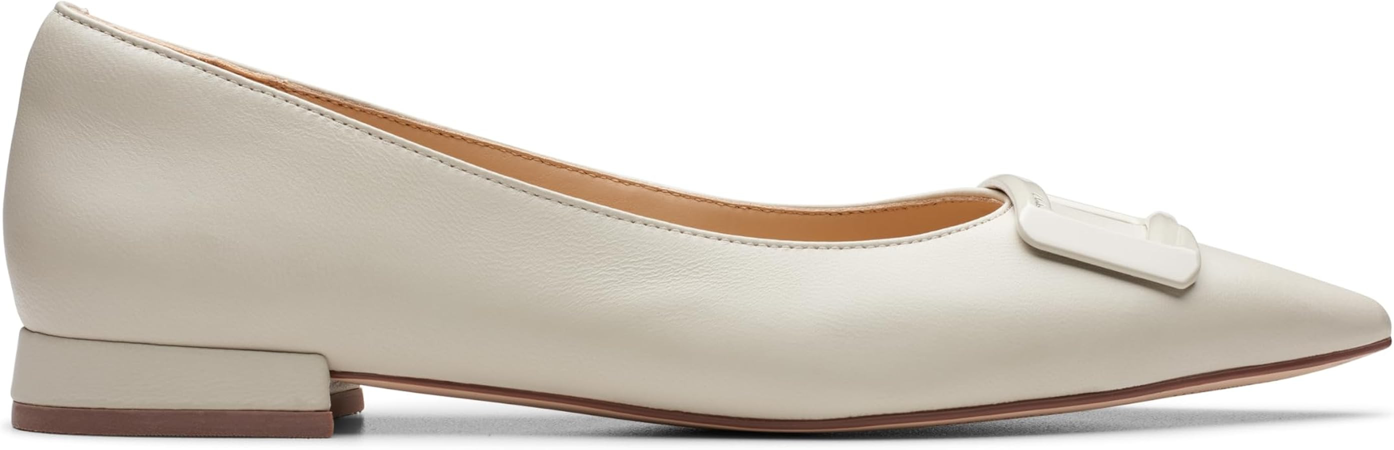 Clarks Sensa15 Lux Leather Shoes in Ivory | Amazon (UK)